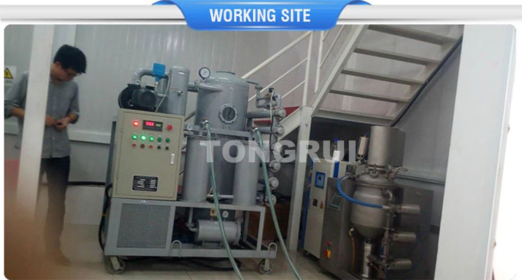 transformer oil filtration plant working site