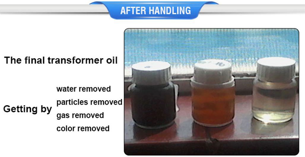transformer oil purification system function